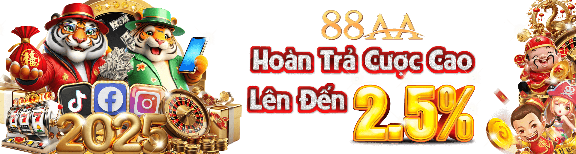 banner 88aa hoàn trả cược cao